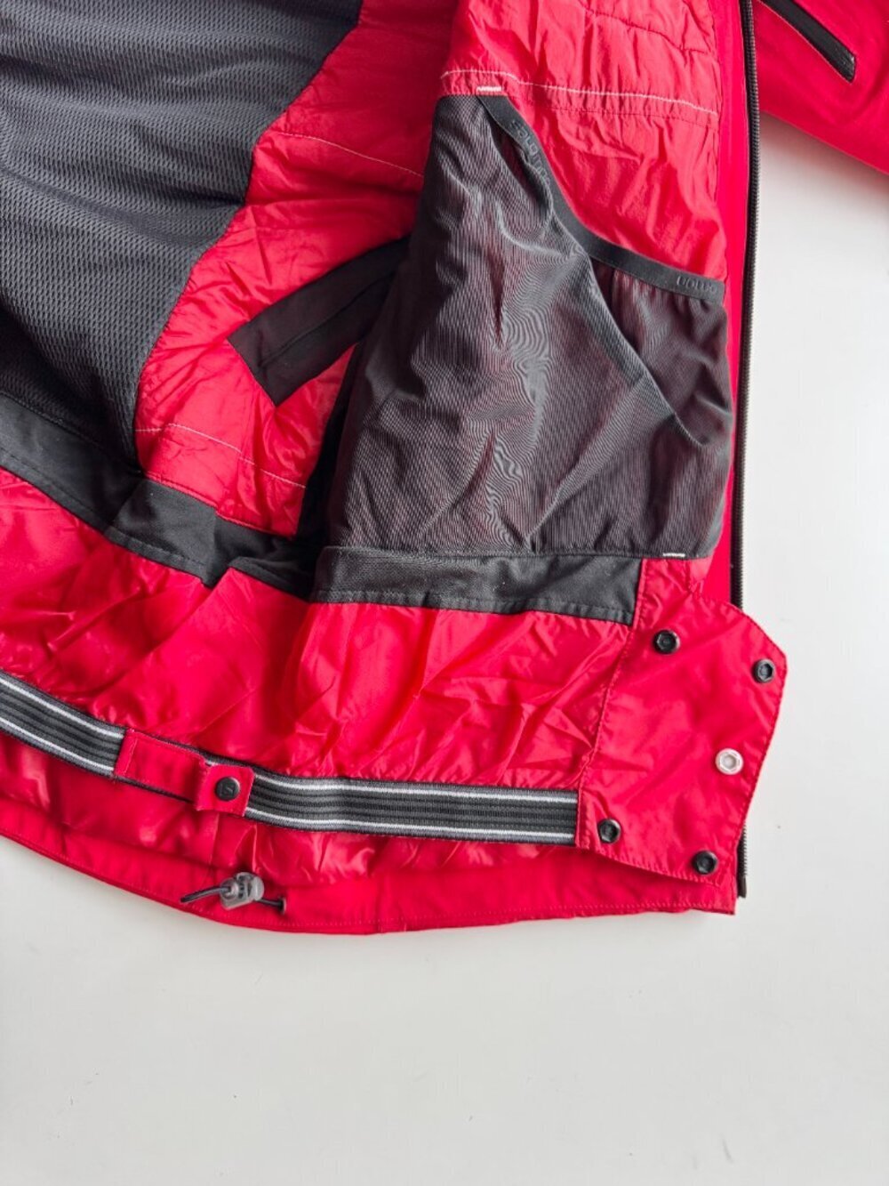 SALOMON Speed AdvancedSkin Dry Red Nylon Ripstop Ski Shell Jacket, Size M - Picture 13 of 16